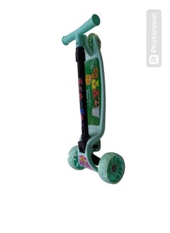 Generic Scooter for Kids, 3 Colorful Flash Wheel, Smart Kick Scooter with Foldable & Height Adjustable Handle (Cute Animal)  - Image 4