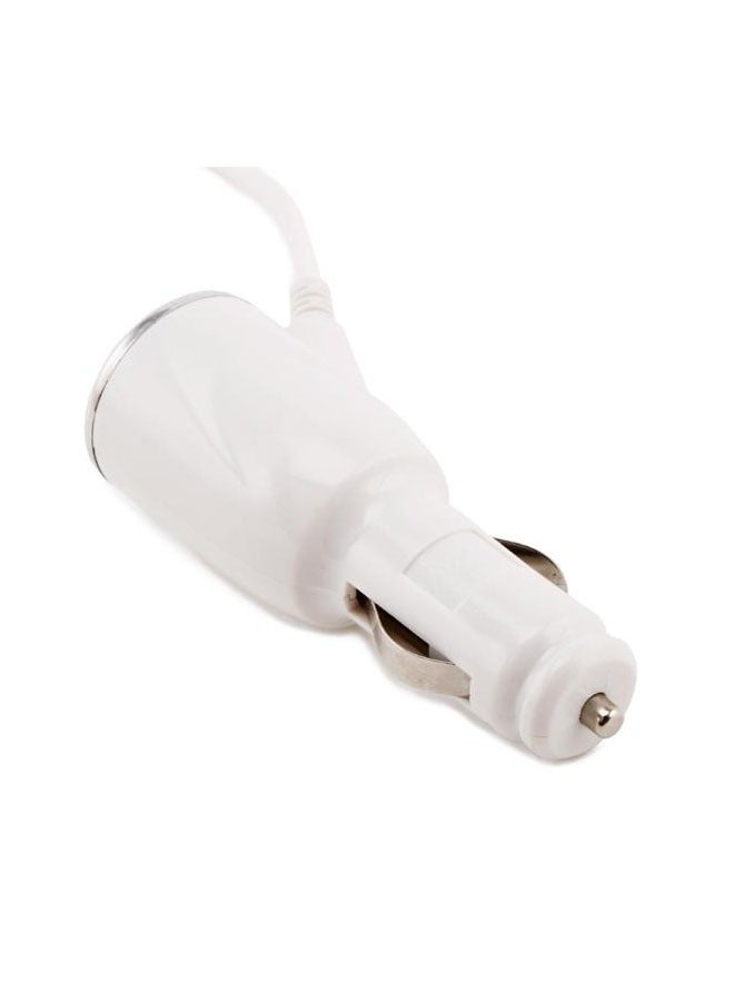 USB Car Charger For iPhone 5/6/7/iOS Devices White Pack of 3