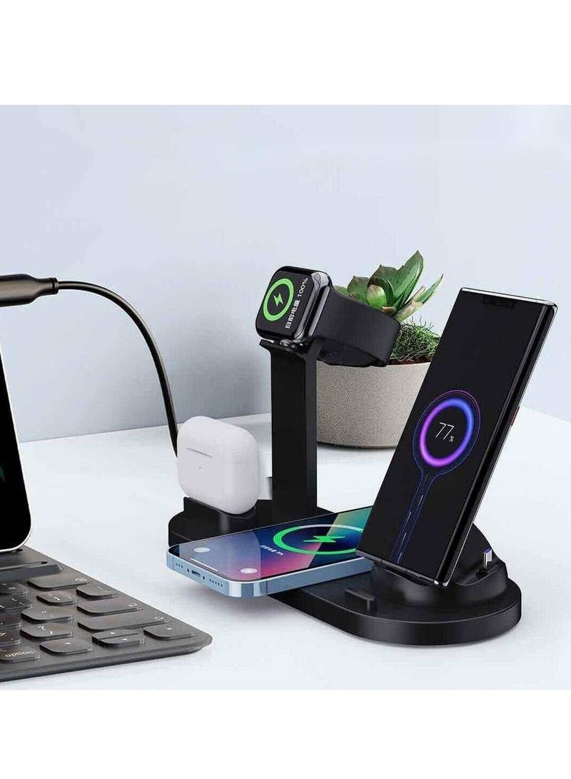 CATANES 6 in 1 Wireless Charger Stand 15W  - Image 4