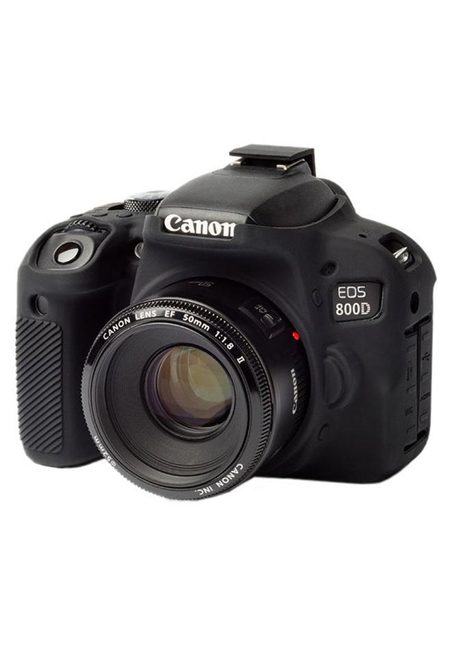 easyCover Silicone Protection Cover for Canon 800D (Black) - Image 1