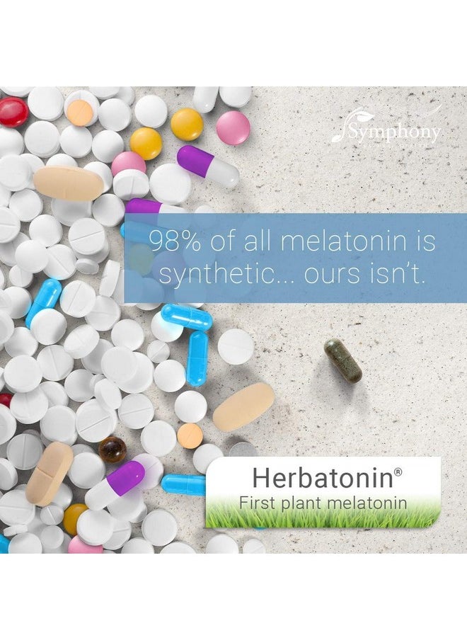 Herbatonin - 0.3Mg The First Phyto Melatonin (Natural Plant Melatonin) 90 Vegan Capsules (90 Day Supply) Low Dose Natural Sleep Aid And Circadian Rhythm Support… - Image 1