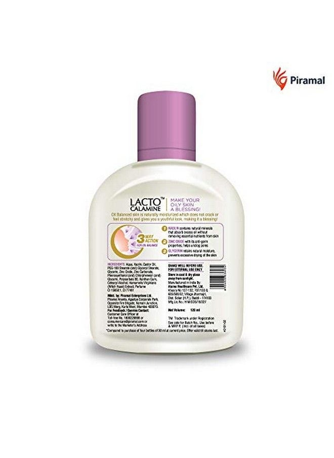 Lacto Calamine Face Lotion For Oil Balance Oily Skin 120 Ml And Sunshield Matte Look Sunscreen Spf50 Pa+++ For Oily Or Acne Prone Skin  - Image 4