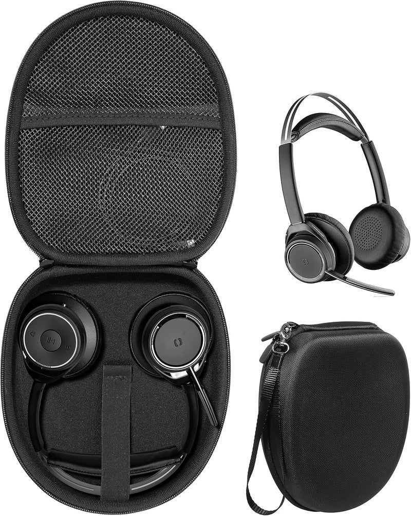 Alltravel حافظة سماعة أذن Alltravel ل Plantronics Voyager Focus UC Blackwire 3210 C3210 5210 5220 3220 وأيضًا ل Jabra Evolve 65 65UC 40 40 UC 20 UC H800 H820e H390 h540 H650e H570 - Image 1