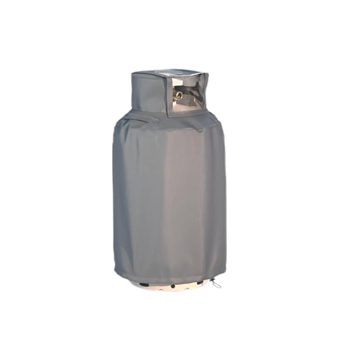 DORAHUA 20 lb Propane Tank Cover With 600D Waterproof Dustproof and Greaseproof Oxford Cloth Top Opening for Easy Valve Opening and Closing For 20 lb Propane Tank Gray - Image 1