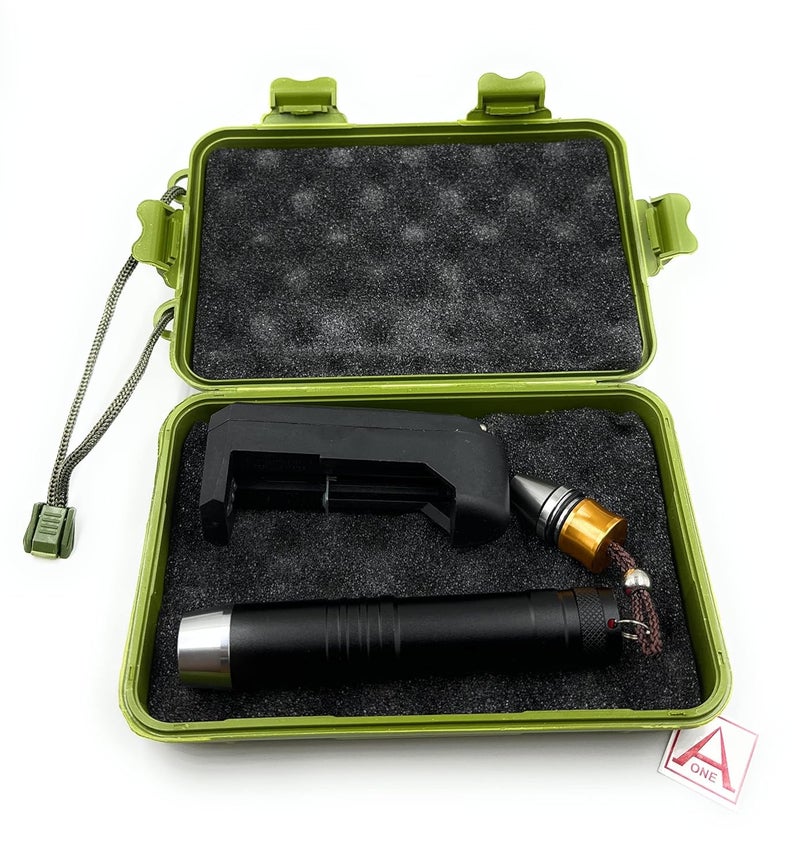 Aone Hand Gem Light 3 in 1 LED WhiteYellowUV Appraisal Flash Light High Power for Gemmologists for Sorting Gemstones Diamonds Stones and Other General Uses - Image 4