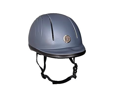 TuffRider Starter Basic Horse Riding Helmet Comfortable Protective Equestrian Head Gear SEI Certified Gray M - Image 3