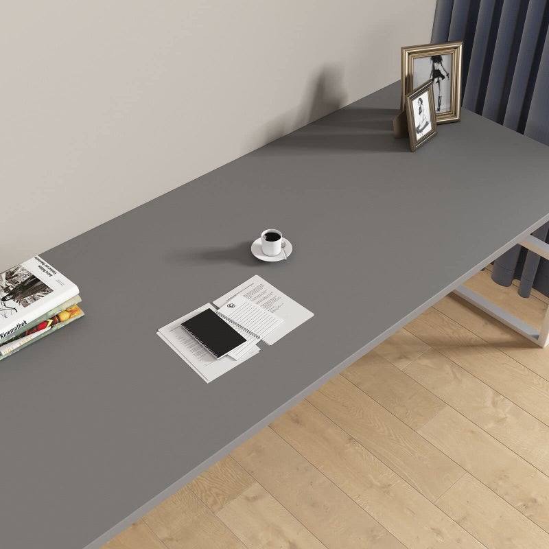 Decotalk Grey Peel And Stick Wallpaper Grey Wallpaper 17.7X120 Matte Grey Contact Paper For Cabinets Decorative Solid Grey Wallpaper For Walls Removable Vinyl Self Adhesive Grey Wallpaper For Bedroom - Image 3