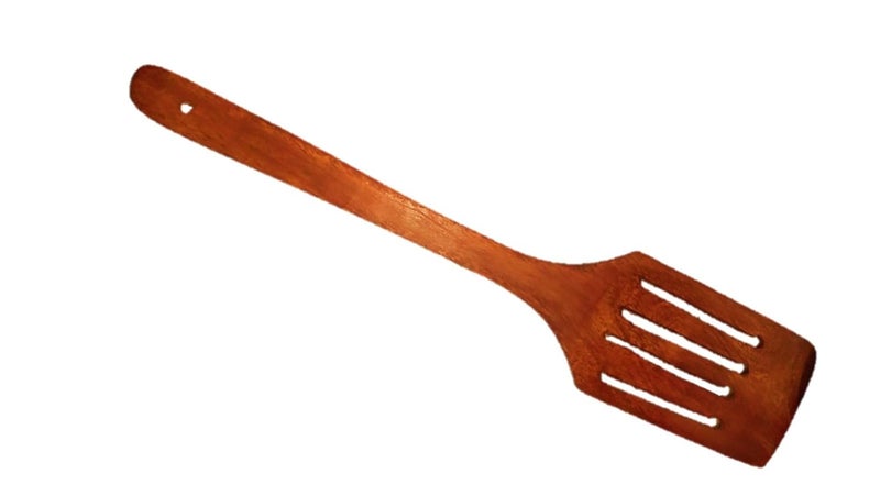 ARMAN SPOONS 9 Piece Wooden Spoon Set Teak Wood Spoon Set Brown Royal Spoons - Image 4