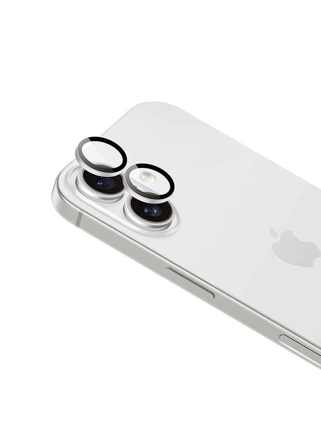 ارمور برو واقي عدسة الكاميرا باللون الأبيض لهاتف iPhone 16 و16 Plus (iPhone 2024 6.1" 6.7") - Image 5