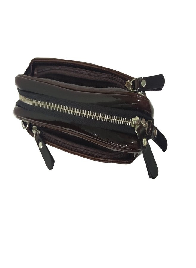Essart PU Leather Travel Document Holder-Brown - Image 1