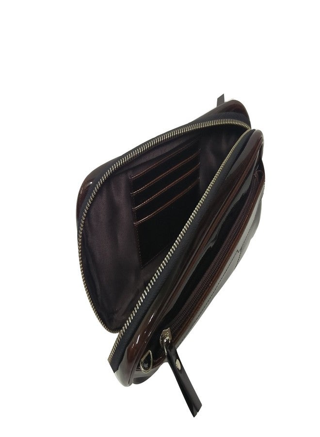 Essart PU Leather Travel Document Holder-Brown - Image 5