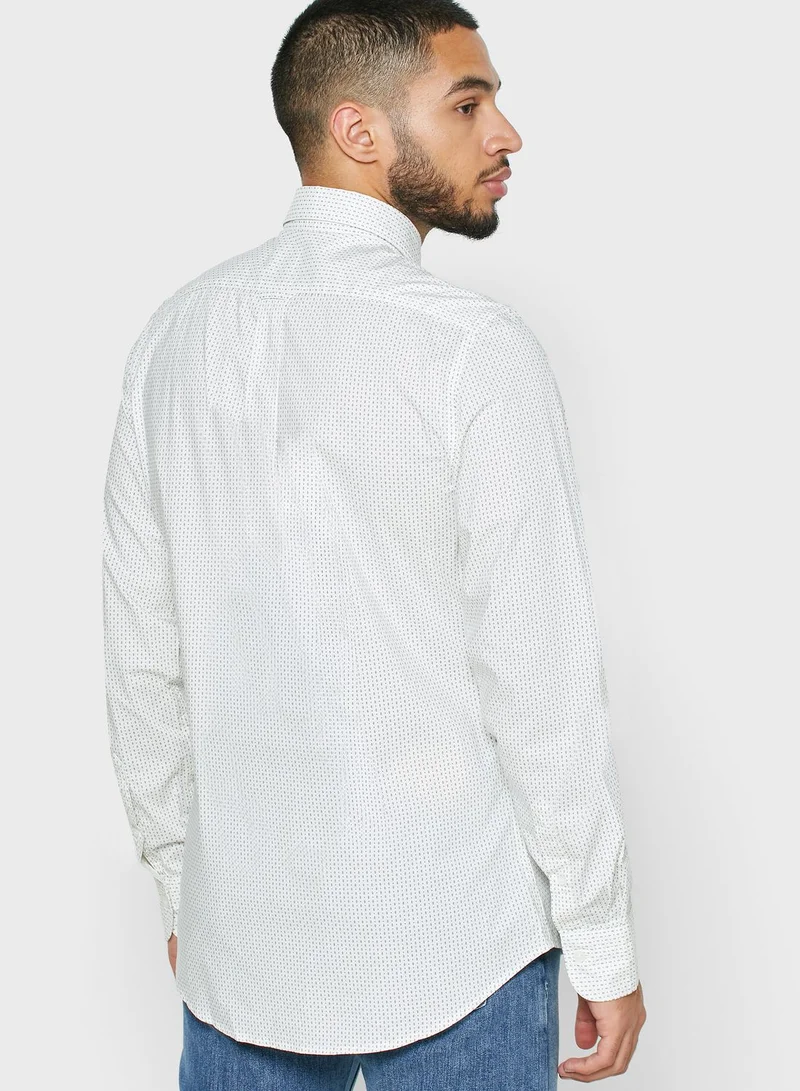 GANT Geo Print Slim Fit Shirt