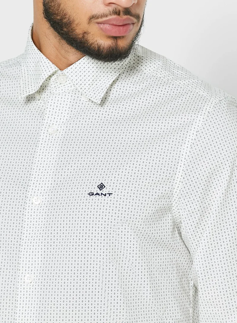 GANT Geo Print Slim Fit Shirt