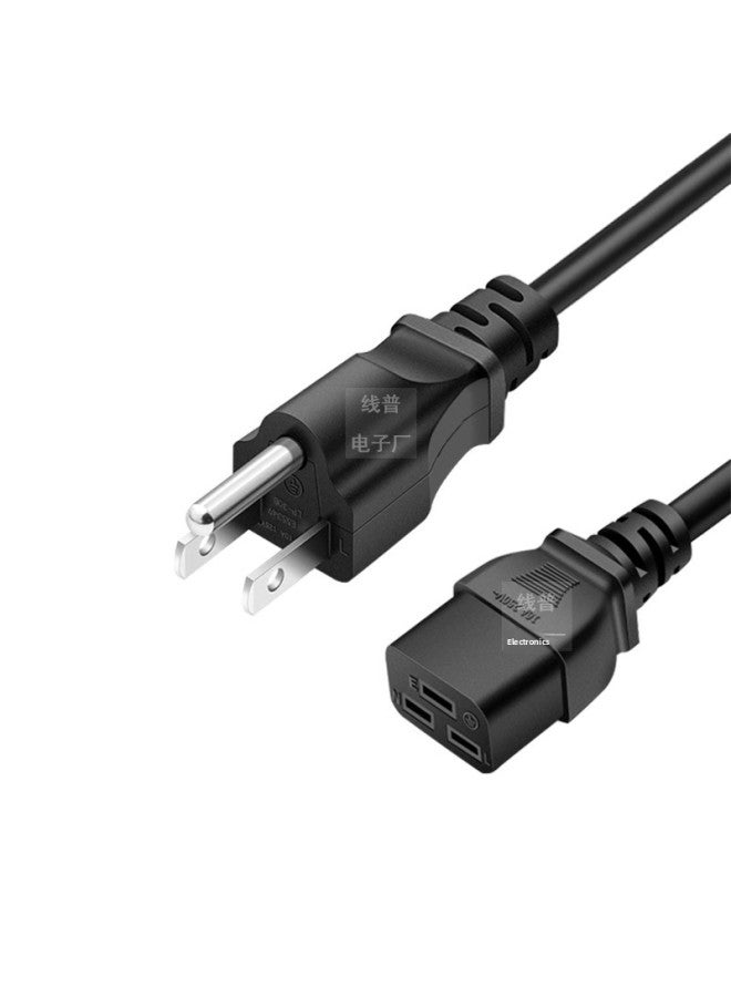 U.S. Standard U.S. Three Plug-in To C19 Server Power Cord 5-15p U.S. 1.5/2.5 Square High Power-Color:3x 2.5 Square 1.5 Meters - Image 5