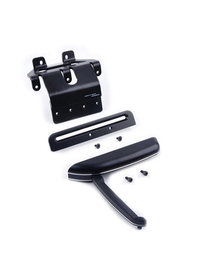 Panical Adjustable Highway Pegs Flip Foot Pedals Brackets For Honda Goldwing GL1800 GL1800B F6B 2018-2020 Aluminum Alloy Black - Image 5