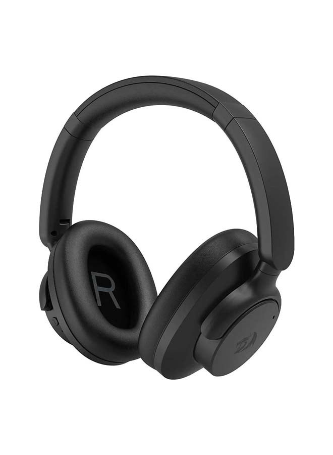 ريدراجون سماعة ألعاب لاسلكية H610 لجهاز PS5 و PS4 و PC و Mac و NS - بلوتوث 5.3 مع تقنية إلغاء الضوضاء النشطة، بطارية 50 ساعة، خفيفة الوزن، سماعات فوق الأذن مع ميكروفون مدمج، باللون الأسود - Image 1
