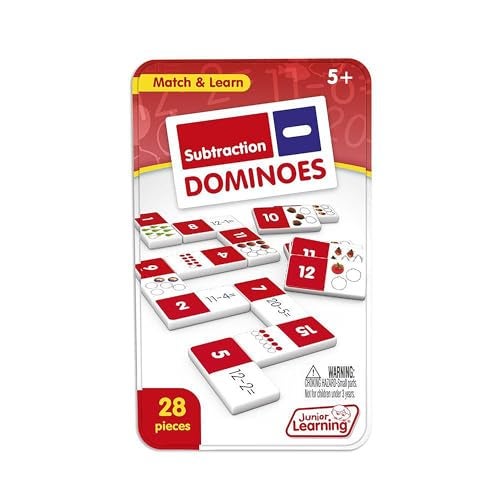 Junior Learning Dominoes Subtraction White 78 H x 47 L x 15 W - Image 5