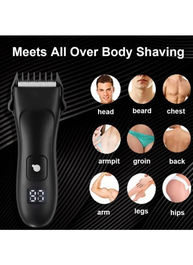 Body Trimmer for Men,Groin and Body Grooming,Electric Ball Trimmer,Showerproof Wet/Dry Body Shaver Groomer for Sensitive Areas - pzsku/ZBD78F7D449C776367D3EZ/45/_/1728744205/c912b38f-ad3d-4b50-a04c-fb87786f5136