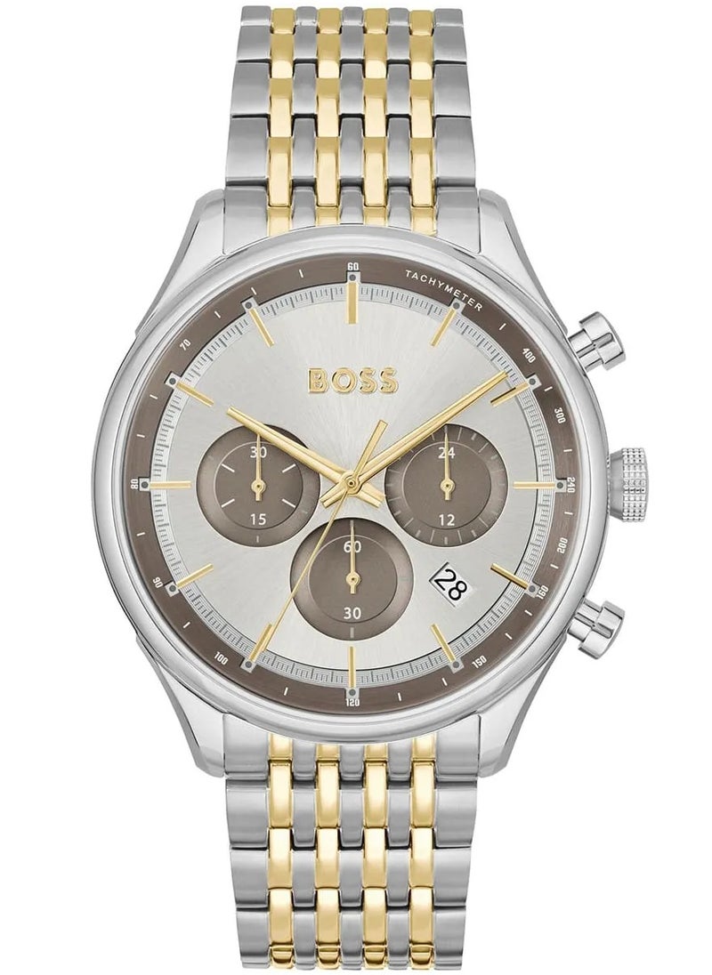 HUGO BOSS Men's Chronograph Round Stainless Steel Wrist Watch 1514053 - 45 mm  - Image 1