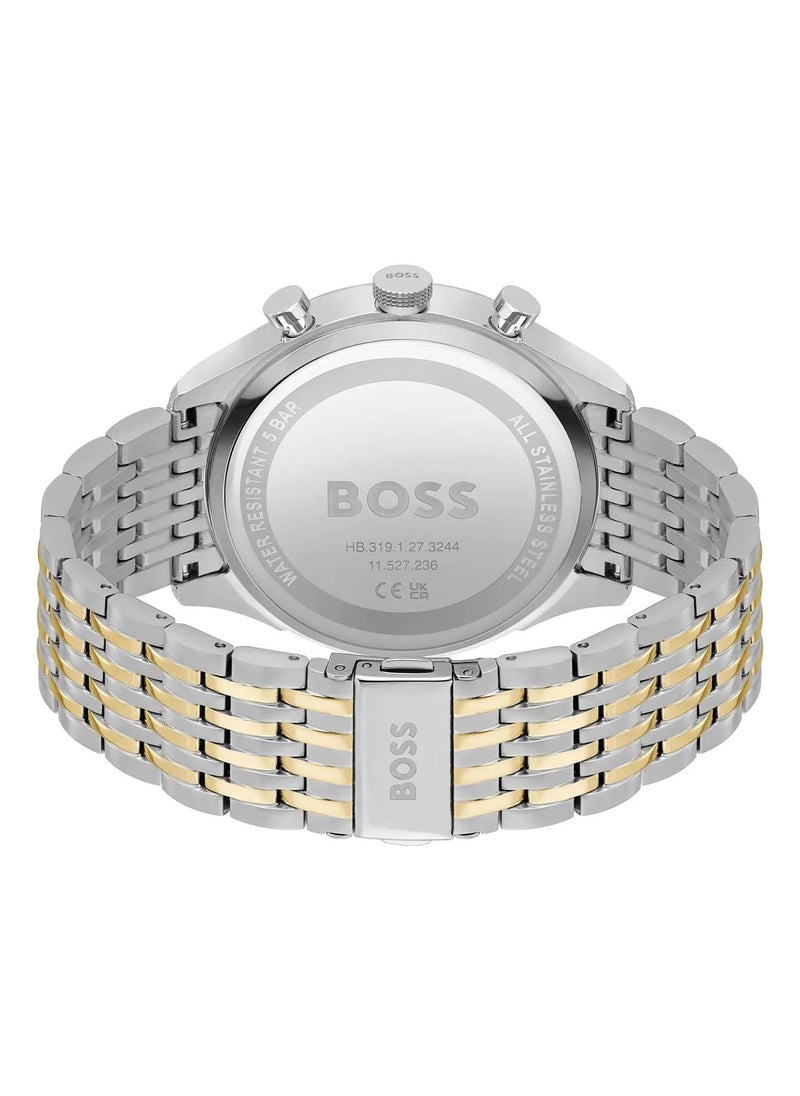 HUGO BOSS Men's Chronograph Round Stainless Steel Wrist Watch 1514053 - 45 mm  - Image 3