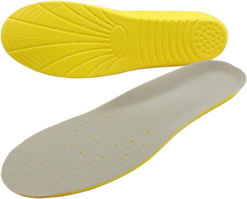 Happystep Memory Foam Insoles with Arch Support, Cushioning, and Shock Absorption - Relieve Plantar Fasciitis and Foot Pain, Comfort Everyday Shoe Insoles for Men & Women