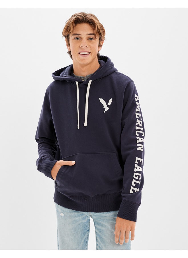 American Eagle - AE Super Soft Fleece Graphic Hoodie - Image 1