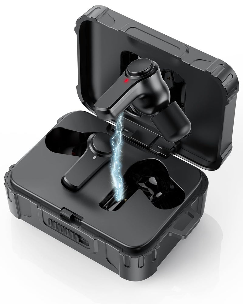 Qozybuds Bluetooth 5.4 Jobsite Earbuds, True Wireless Earplugs, 29dB SNR Hearing Protection, 70hours Playtime for Work - Image 1