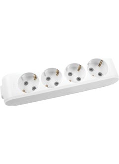 Viko ML-90113400 Multi-Let 4-Plug Socket Child-Proof Grounded Terminal Group Socket 