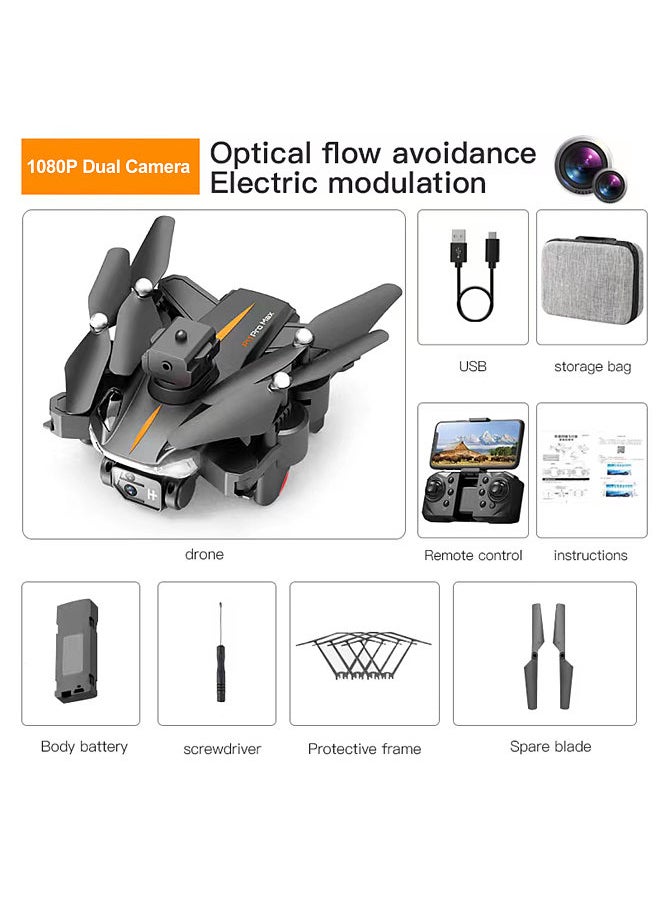 GPS Drone with Camera 1080P Dual Camera Remote Control Drone 5GWiFi Optical Flow Obstacle Avoidance Brushless Motor Quadcopter