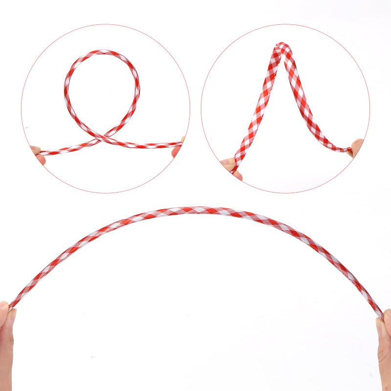 Fishdown Headbands for Girls 9Pcs Thin Head Bands for Children Skinny Hairbands Heart Headband Toddler Floral Fabric for Kids Party Favors - Image 3