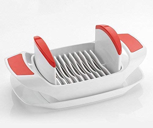 JRT Stainless Steel Sharp Blade Perfect Slicer Cutter for Tomato Onion Egg Vegetable Salad Maker with Safety Holder - Image 4