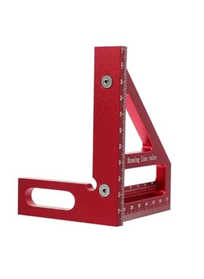 Multi Angle Woodworking Ruler 45 90 Degree Square Aluminum Alloy Carpenter Measuring Tool - Image 1