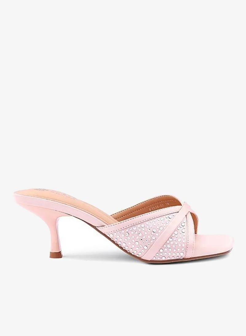 كابلي صنادل بكعب أنيقة للنساء