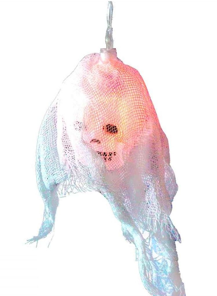 Salla Halloween Ghost LED String Lights Multi-Colour 165cm - Image 1