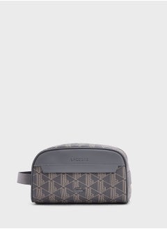 LACOSTE Logo Zip Over Toiletry Bag  - Image 1