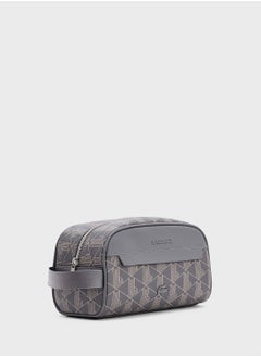 LACOSTE Logo Zip Over Toiletry Bag  - Image 3