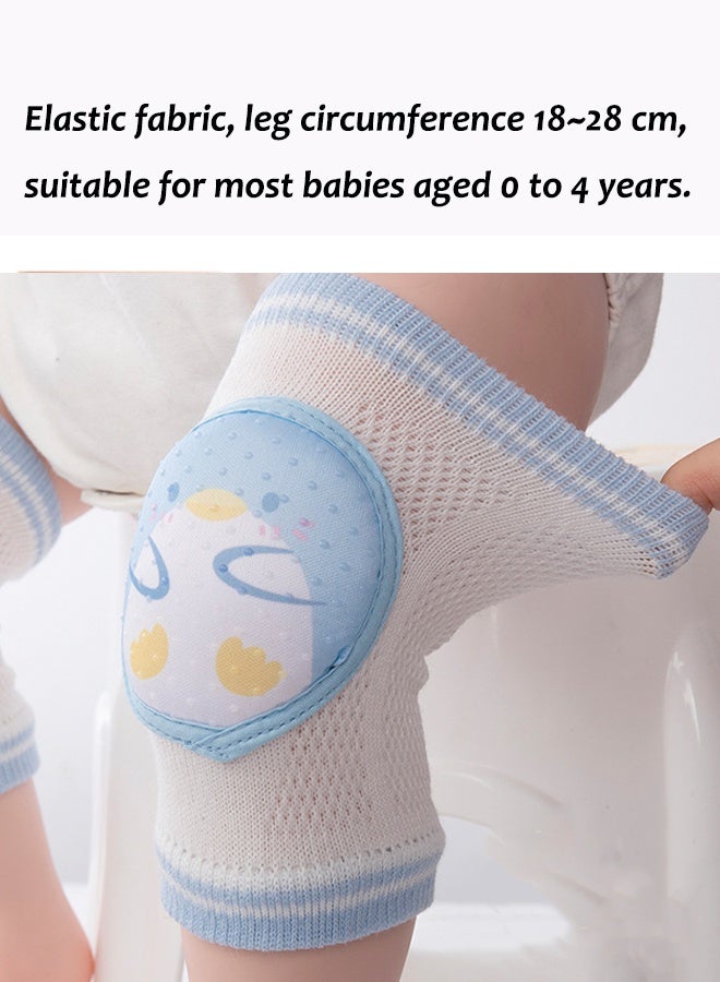 Aissiora Baby anti-slip knee pads (one pair) Baby knee protectors Baby crawling and fall protection knee pads Infant learning to walk protective gear - Image 4