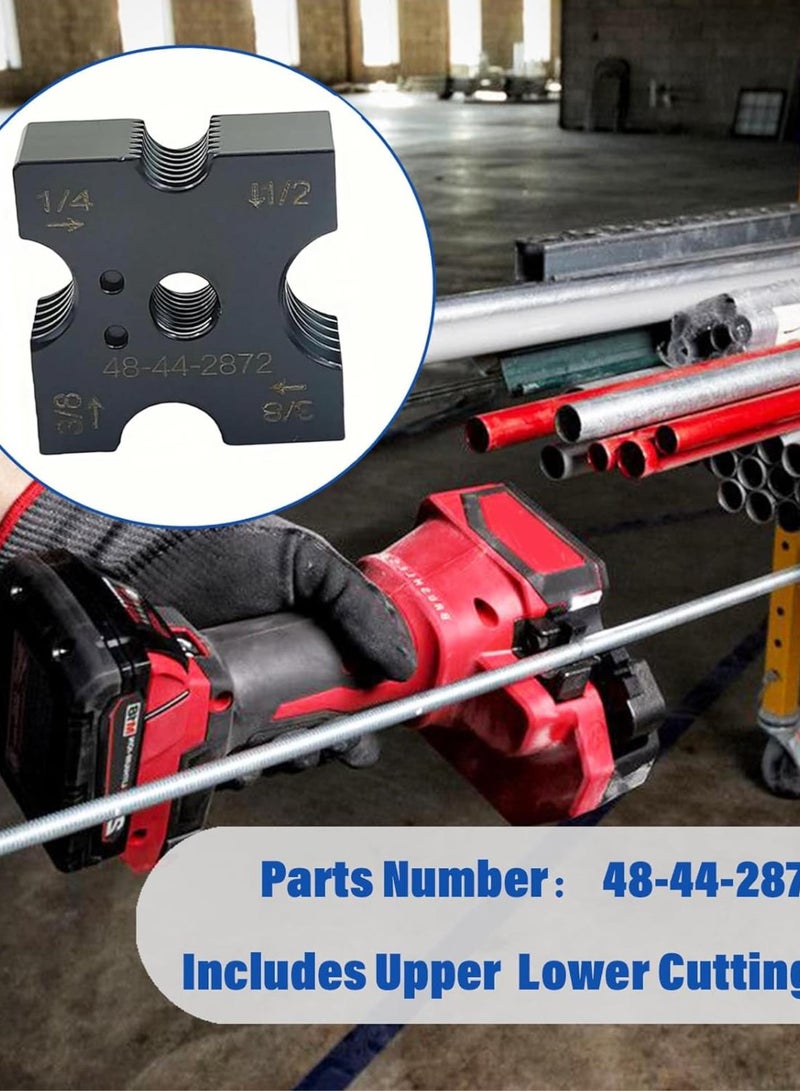 GGOOT Hardware parts 48-44-2872 brushless screw cutter cutting module replacement, 4 side rotary tool size 1/4 ", 3/8 ", 1/2 "for Milwaukee to replace the cutting mold group up and down cutting mold  - Image 5