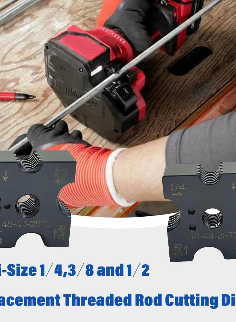 GGOOT Hardware parts 48-44-2872 brushless screw cutter cutting module replacement, 4 side rotary tool size 1/4 ", 3/8 ", 1/2 "for Milwaukee to replace the cutting mold group up and down cutting mold  - Image 4