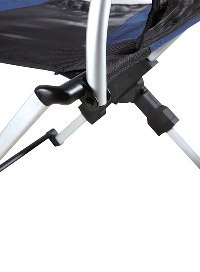 DPT كرسي تخييم قابل للطي، كرسي رحلات، أسود*أزرق - Image 4