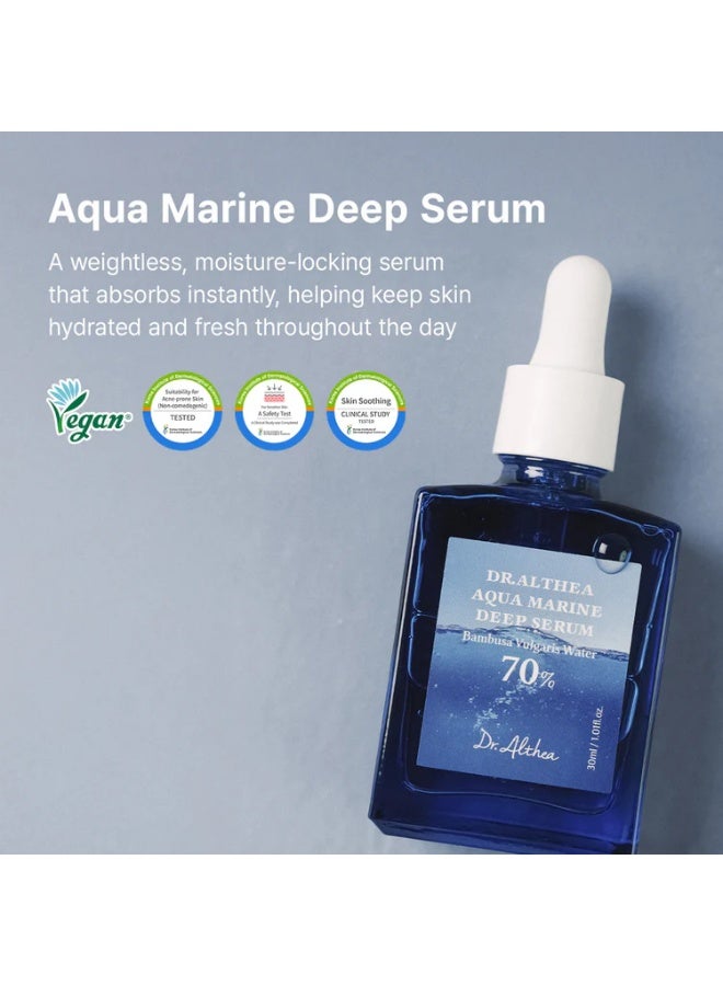 DrAlthea Aqua Marine Deep Serum | Intense Hydration & Soothing Facial Serum | Lightweight Water-Based Formula for Glowing Skin - Image 2