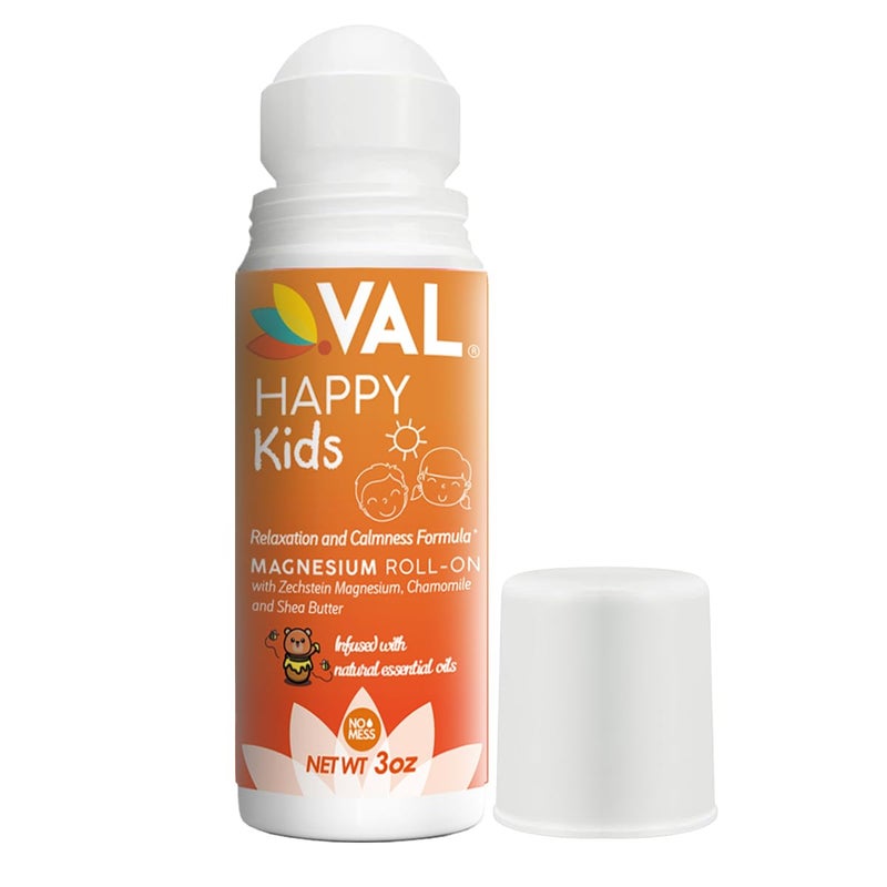 VAL Magnesium Roll-On for Kids | Gentle Zechstein Magnesium Chloride | Relaxation for Daytime & Bedtime | Calm & Mood Support | with Chamomile, Shea Butter & Essential Oils | USA Made | 3oz - Image 1