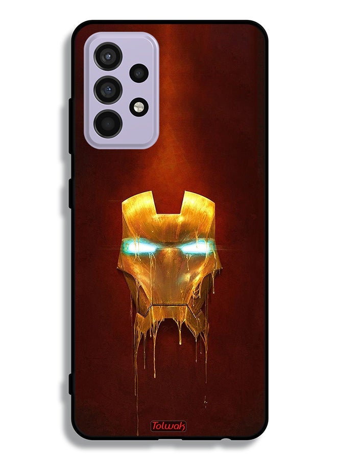 Tolwak Samsung Galaxy A52 4G Protective Case Cover Iron Man Marvel Comics - Image 1