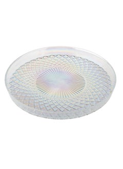 byblos Glass Serving Dish For Sweets Chocolate And Fruits Multi-Use Size 35 Cm Depth 5 Cm  - Image 1