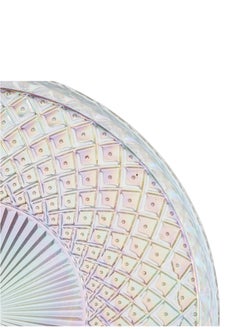 byblos Glass Serving Dish For Sweets Chocolate And Fruits Multi-Use Size 35 Cm Depth 5 Cm  - Image 3