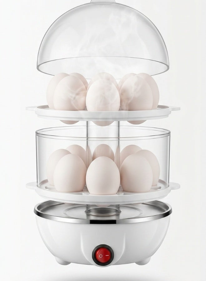 HB-EK09 350W 14-Egg Electric Steamer Boiler - Image 1