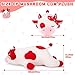 Auspicious beginning 30 Giant Mushroom Cow Plush Stuffed AnimalCute Mushroom Cow Plush Body Pillow Plushies Large Sleeping Cow Stuffed Animal Big Plushie Toy Birthday Gifts for Kids Girls Boys - Image 4