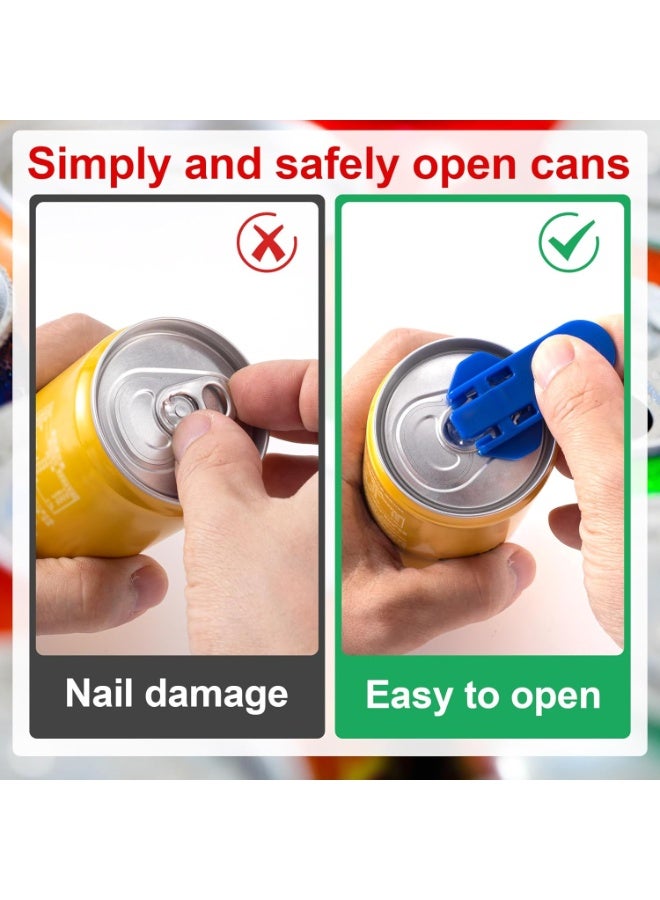SUNSAR Can Stoppers for Drinks, 12-Pack, Ring Opener and Lid Sealers for Soda Cans - Image 3