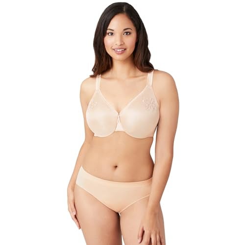 Wacoal womens Slimline Seamless Underwire Minimizer Bra, SAND, 34D - Image 2