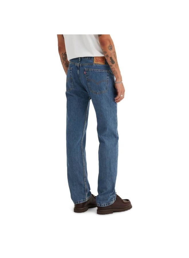 Levi's Men's 505 Regular Fit Jeans, Medium Stonewash, 32W x 34L - Image 2